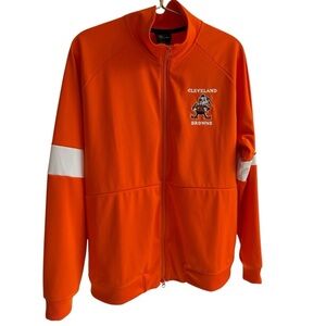 Cleveland‎ Browns women's Nike zip up lightweight jacket with embroidery XL. EUC